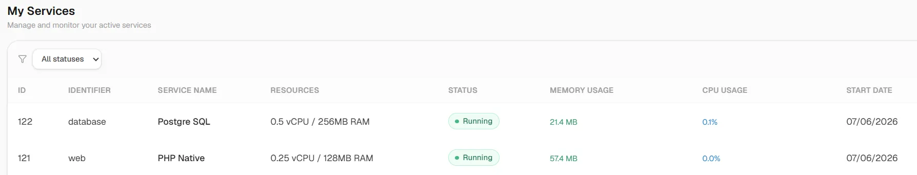 Cara Deploy Database Postgre SQL step 3