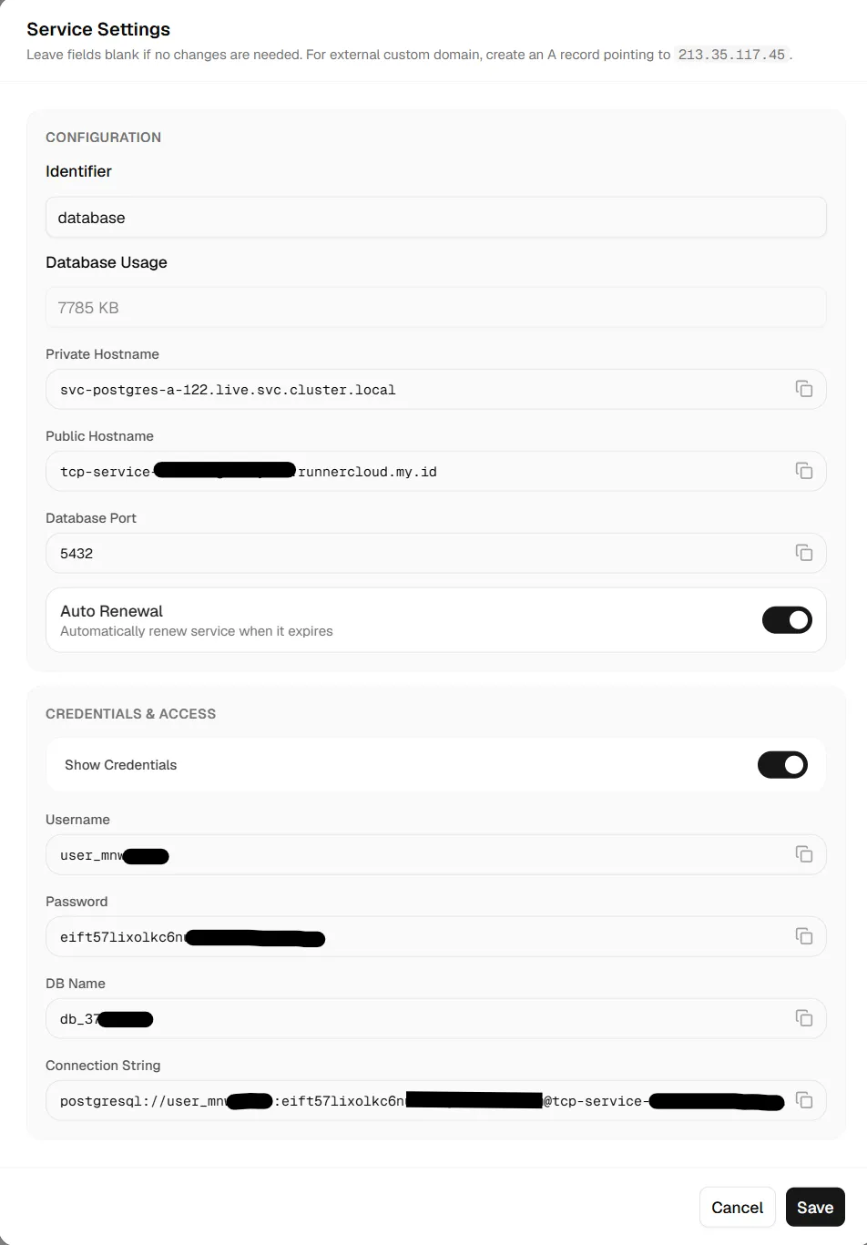 Cara Deploy Database Postgre SQL step 5