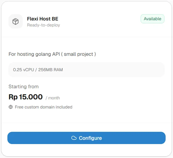 Cara Deploy Golang step 3